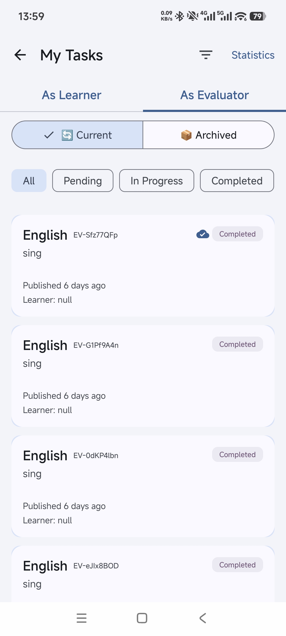 My Tasks