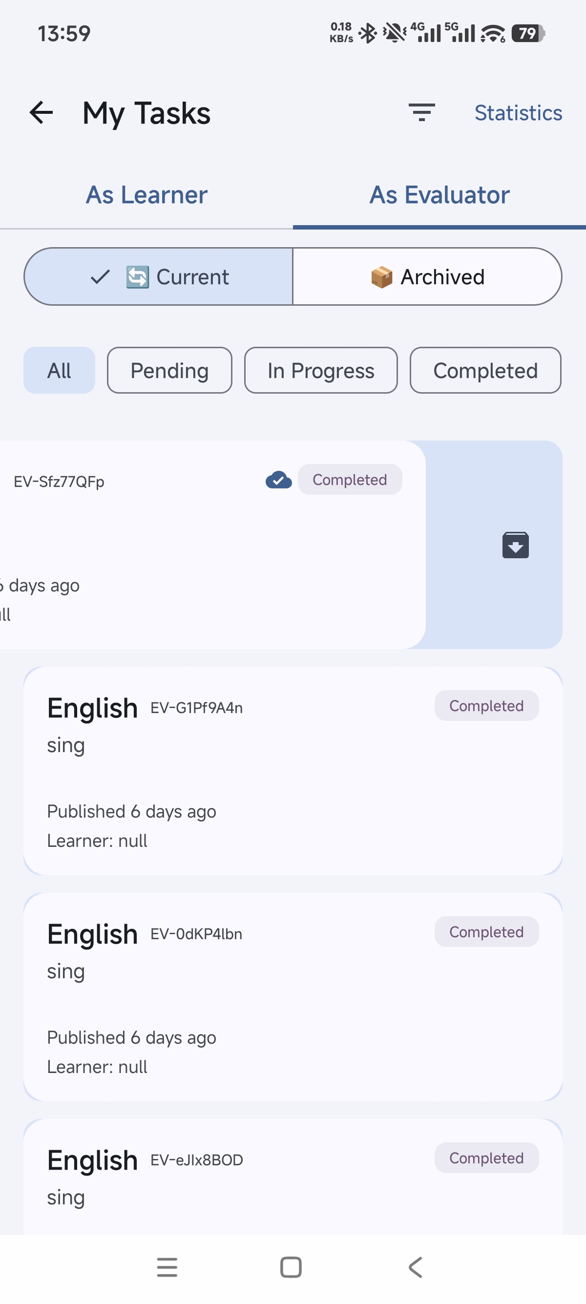 Archive Tasks